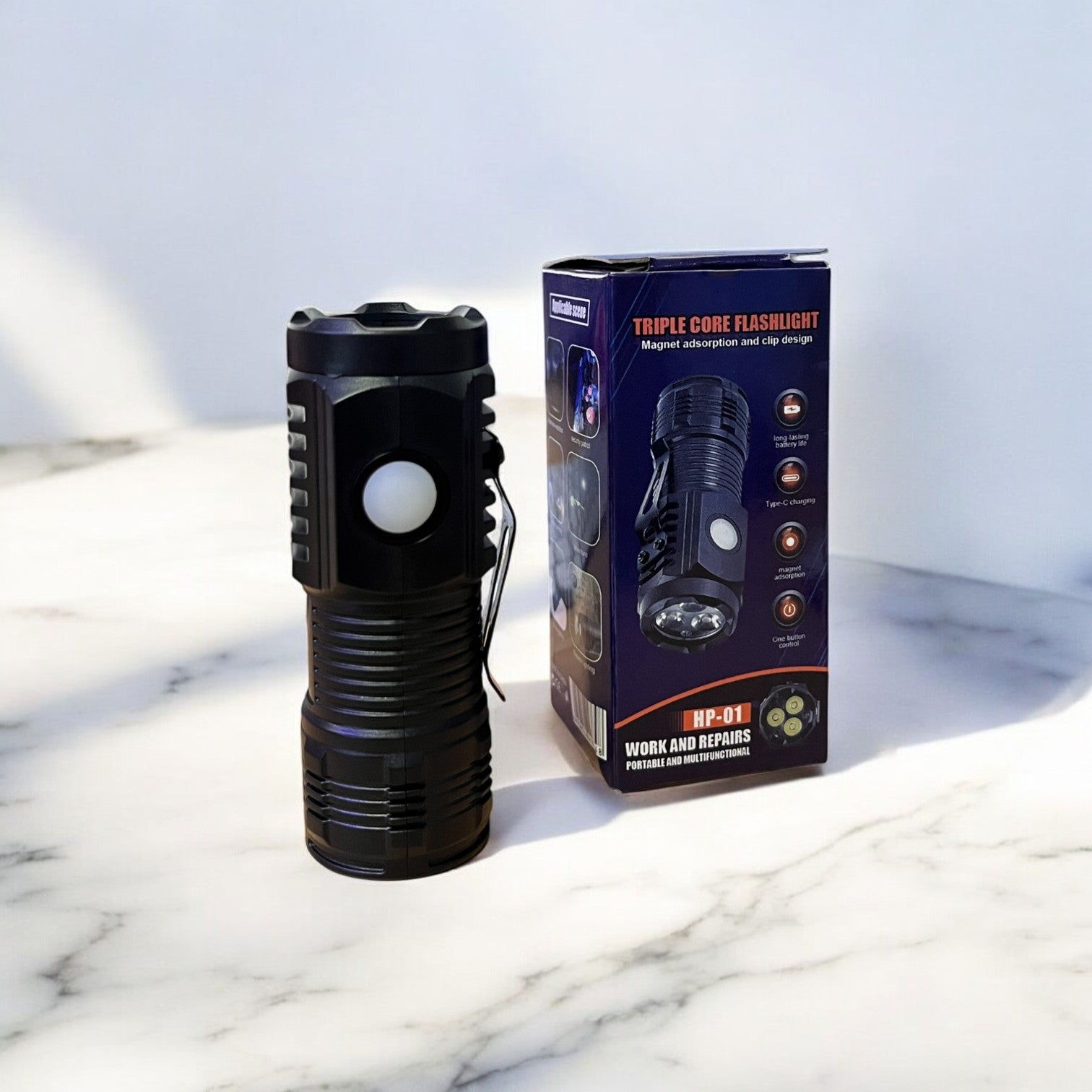 LINTERNA LED TACTICA CARGA TIPO C LINTERNA LED TACTICA CARGA TIPO C